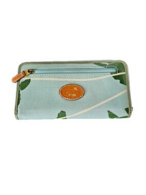 Fossil Turquoise Sea Turtle Print ZIP around Large Wallet